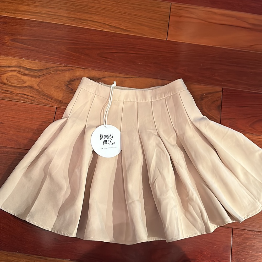 Princess Polly Beige Lucid Tennis Skirt - Picture 3 of 6